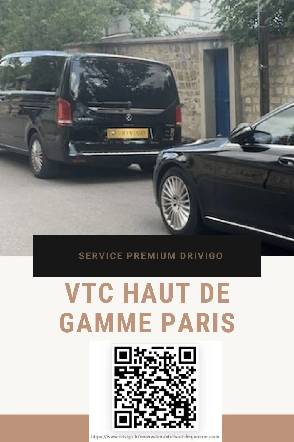 Service VTC de luxe Drivigo Paris